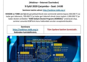 KOBİGEL Hakkında Bilgilendirme Semineri