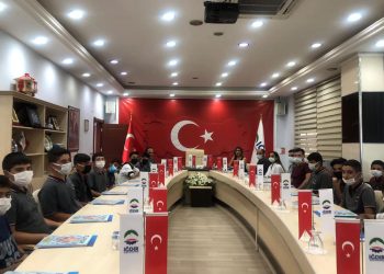 ENDÜSTRİ MESLEK LİSESİ ÖĞRENCİLERİNDEN AHİLİK HAFTASI ZİYARETİ