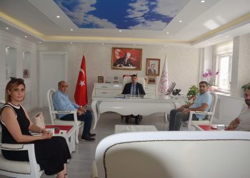 Milli eğitim Müdürlüğüne hayırlı olsun ziyareti