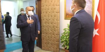 Cumhuriyet bayramı tebrik programna katıldık.