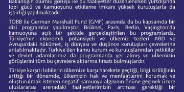 Türkiye Odalar ve Borsalar Birliği’nden (TOBB) kamuoyuna duyuru…