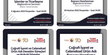 Coğrafi işareti bilgilendirme webinarları