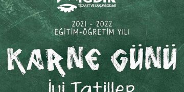 Karne heyecanı yaşayan tüm öğrencilerimizi ve onları geleceğe hazırlayan kıymetli öğretmenlerimizi tebrik ediyor; mutlu, huzurlu ve sağlıklı tatiller diliyoruz.