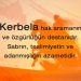 Hz. Hüseyin Efendimizi ve #Kerbela şehitlerini rahmet ve minnetle anıyor, ülkemiz ve İslam âleminde huzur ve birliğin eksik olmamasını Cenab-ı Allah’tan niyaz ediyoruz.