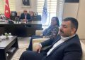 Odamız yönetim kurulu başkanlığına güven tazeleyerek Yeniden Seçilen Odamız yönetim kurulu başkanı Kamil Arslan ‘a üyemiz Metin Karadağ ve kadın girişimciler kurulu icra kurulu üyesi Nurhan Karadağ Hayırlı olsun ziyaretinde bulundu