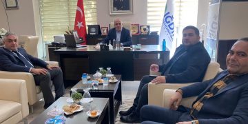 Avukat Alper Turan ‘odamız yönetim kurulu başkanı  Kamil Arslan ‘ a hayırlı olsun ziyaretinde bulundu