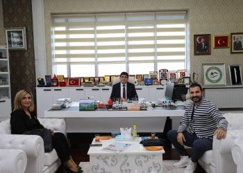 Iğdır Ticaret ve Sanayi Odası Genel Sekreteri Gökçen Turan’dan Rektör Alma’ya Ziyaret!