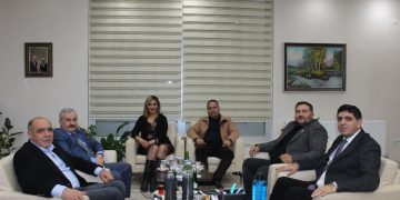 Odamız yönetim kurulu başkanlığına  güven tazeleyerek Yeniden Seçilen Odamız yönetim kurulu başkanı Kamil Arslan ‘a Iğdır Üniversitesi Rektörü Prof. Dr. Mehmet Hakkı Alma  Hayırlı  olsun ziyaretinde bulundu