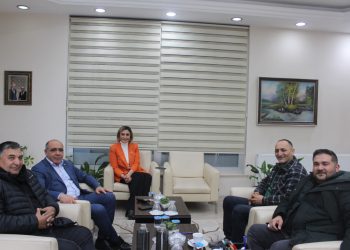 Üyemiz Famil Alagöz ve Ali Bozyel yönetim kurulu başkanı Kamil Arslan ‘ı makamında ziyaret etti