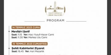 15 Temmuz Demokrasi ve Millî Birlik Günü Anma Programı Tüm halkımız davetlidir. #TürkiyeYüzyılınınKahramanları