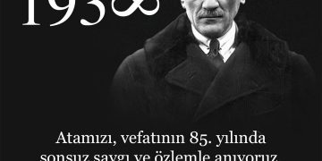 Cumhuriyetimizin kurucusu Gazi Mustafa Kemal Atatürk’ü, vefatının 85. Yıldönümünde saygıyla ve minnetle anıyoruz.#cumhuriyet100yaşında