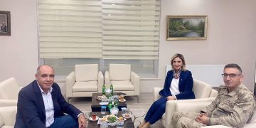 Jandarma Alay Komutanımız Albay Nihat Özkök Odamız yönetim kurulu başkanı Kamil Arslan’ı makamında ziyaret etti