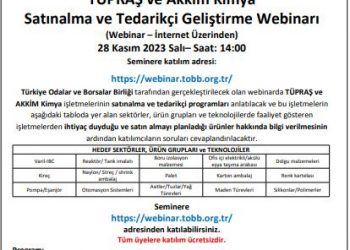 SATIN ALMA VE TEDARİKÇİ GELİŞTİRME PROGRAMI