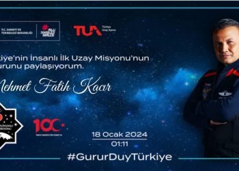 TÜRKİYE’NİN UZAY YOLCULUĞU BAŞLIYOR!  Cumhuriyetimizin kurulduğundan bu yana göklerde dalgalanan bayrağımız, şimdi uzayda da dalgalanacak .“İstikbal Göklerdedir “Mustafa Kemal Atatürk