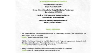 AB Sınırda Karbon Düzenleme Mekanizması (SKDM) Özel Sektör Bilgilendirme Semineri