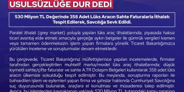 Ticaret Bakanlığı Lüks Araç İthalatındaki Usulsüzlüğe Dur Dedi