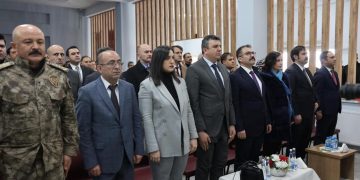 Iğdır Açık Ceza İnfaz Kurumunda yapımı tamamlanan Şehit Cumhuriyet Savcısı Mehmet Selim Kiraz Sosyal Tesisi’nin açılışı yapıldı.