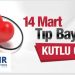 Tüm sağlık çalışanlarımızın 14 Mart Tıp Bayramı kutlu olsun.