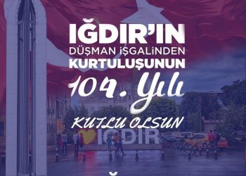 Iğdır’ımızın düşman işgalinden kurtuluşunun 104’üncü yıl dönümü kutlu olsun.🇹🇷